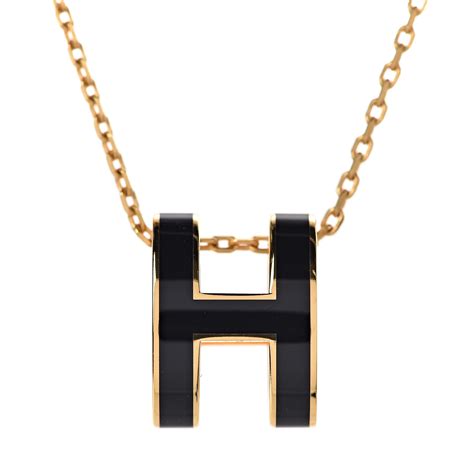 hermes necklace black|Hermes necklace men's.